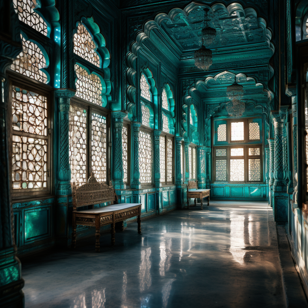 Ancient Indian glass architecture marvels