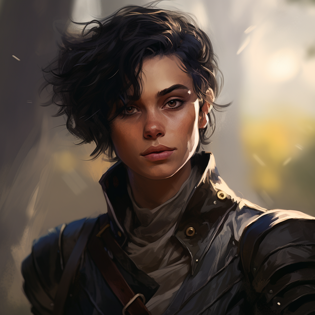 Androgynous D&D Paladin Image