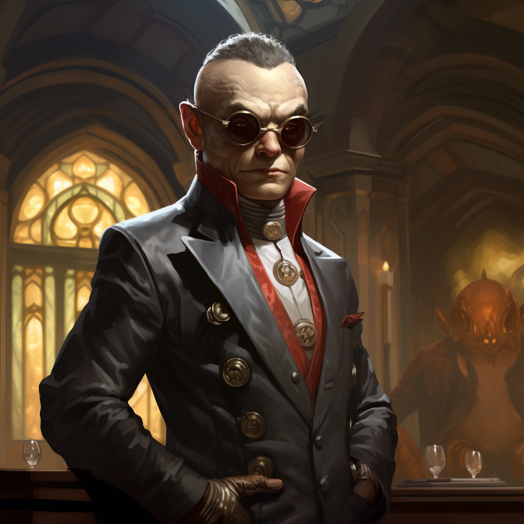 Android Halfling Mobster Portrait