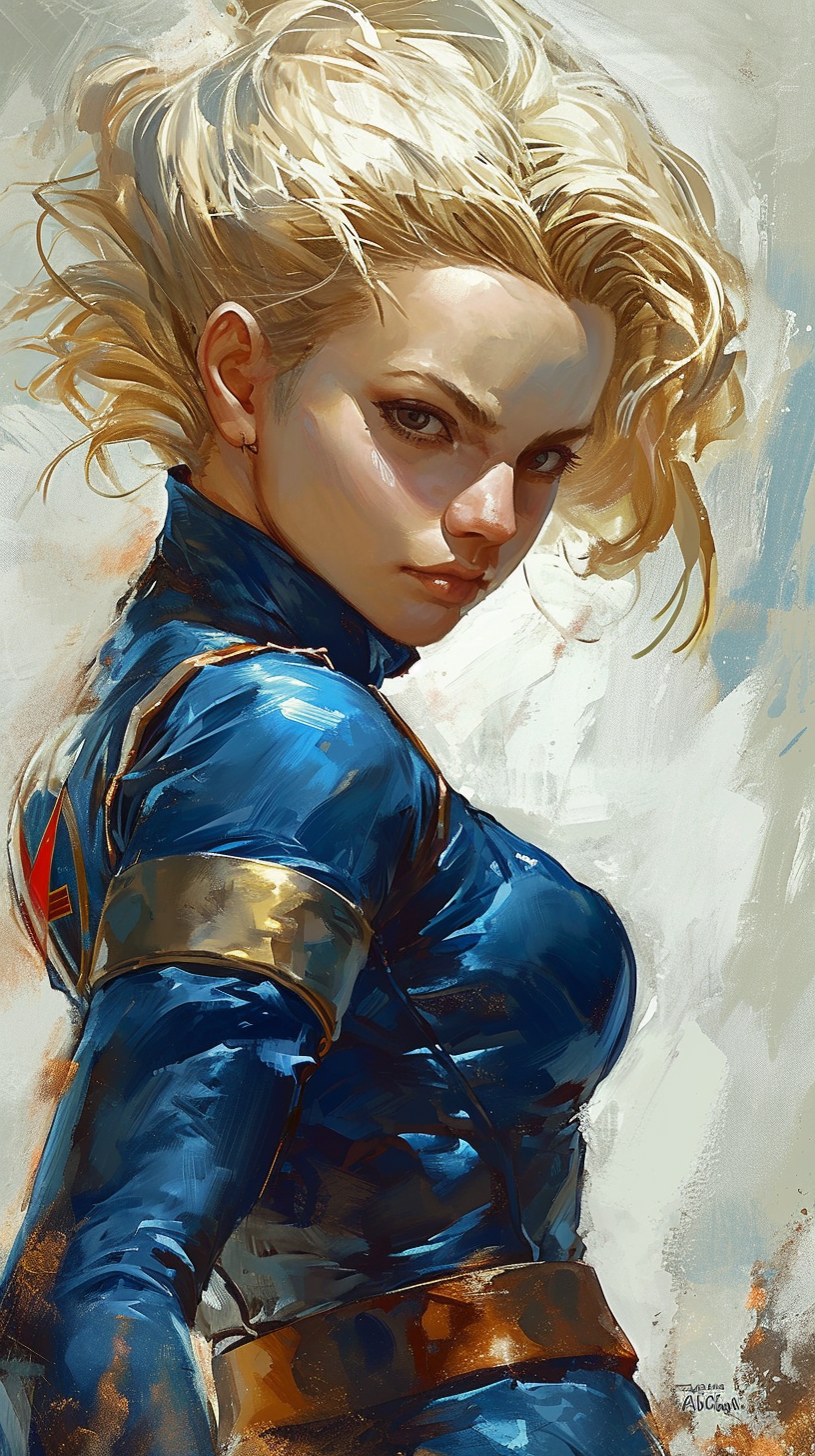 Ultrarealistic Android 18 Dragon Ball Z Art