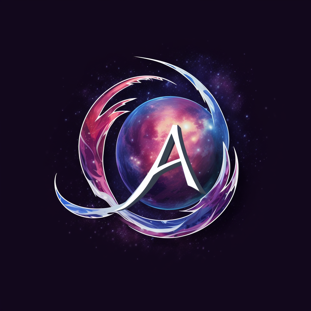 Andromeda Galaxy Fantasy Logo Design