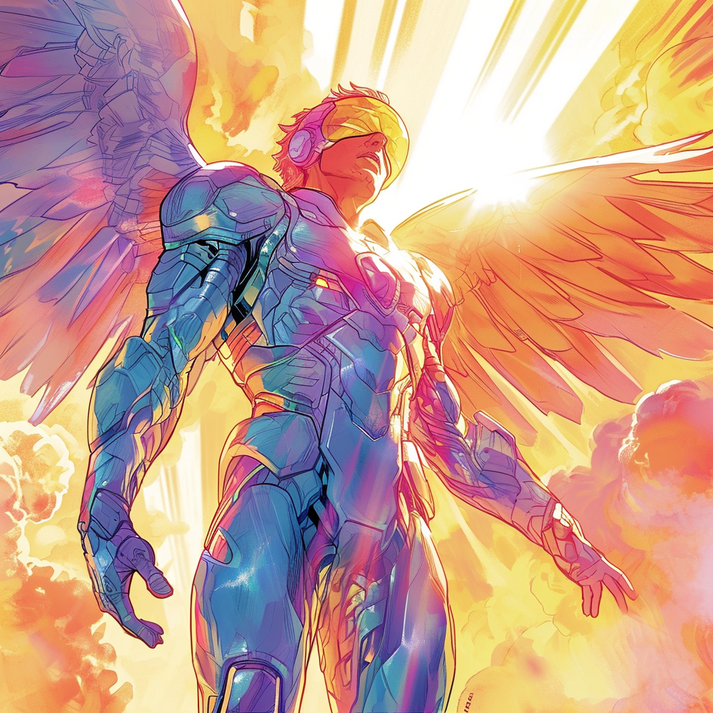 angel sunrise mark brooks official art