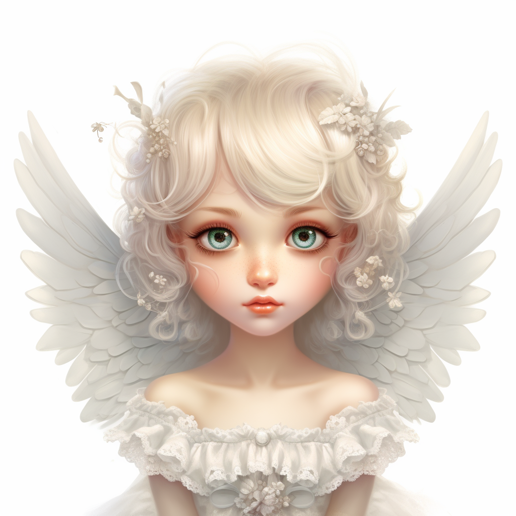 Angelic Fairy with Big Eyes