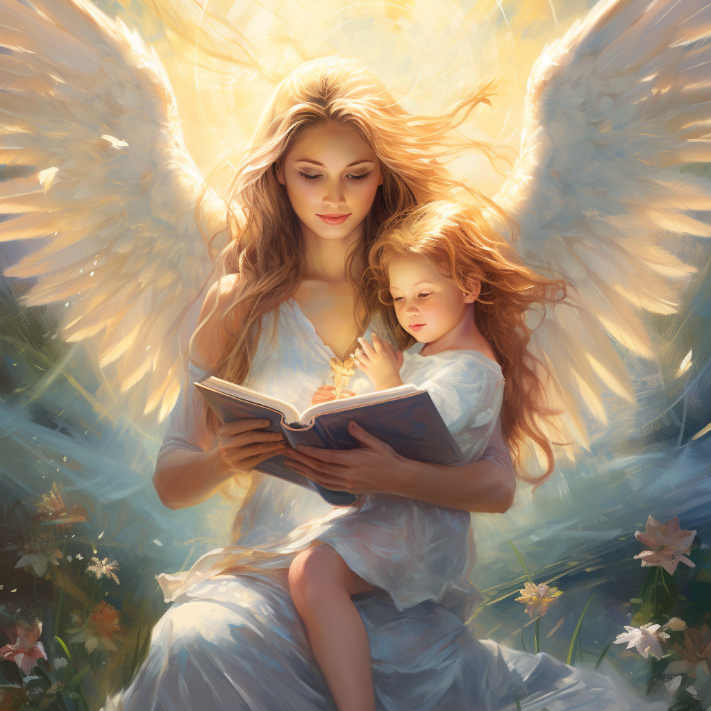 Beautiful Angelic Love for Children