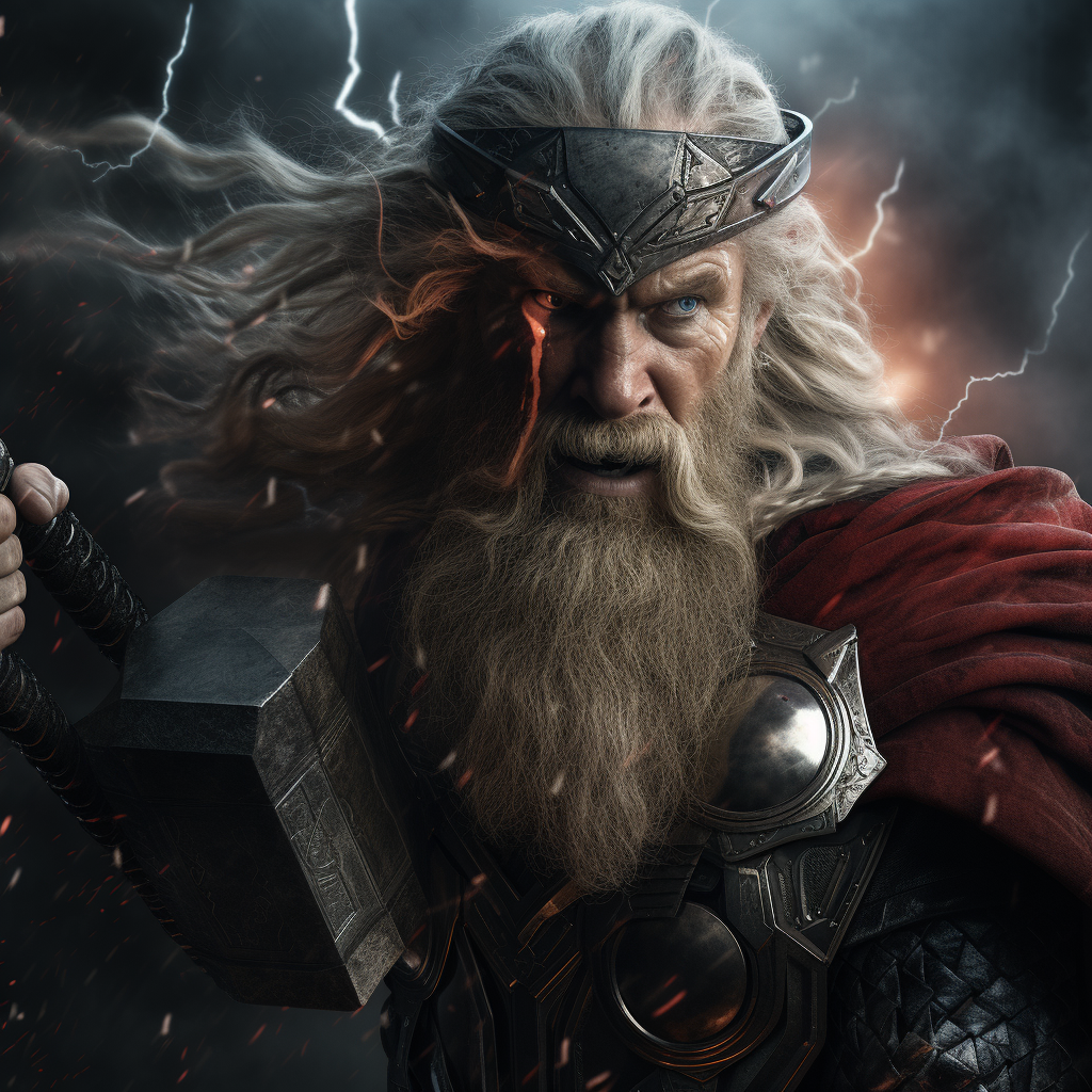 Angry God of Thunder - Epic and Realistic