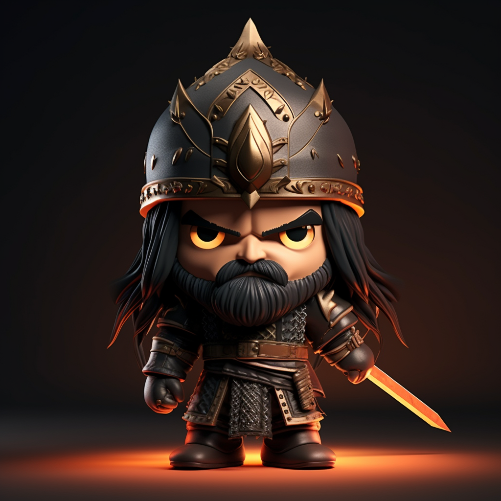 Angry Turkish Warrior Chibi