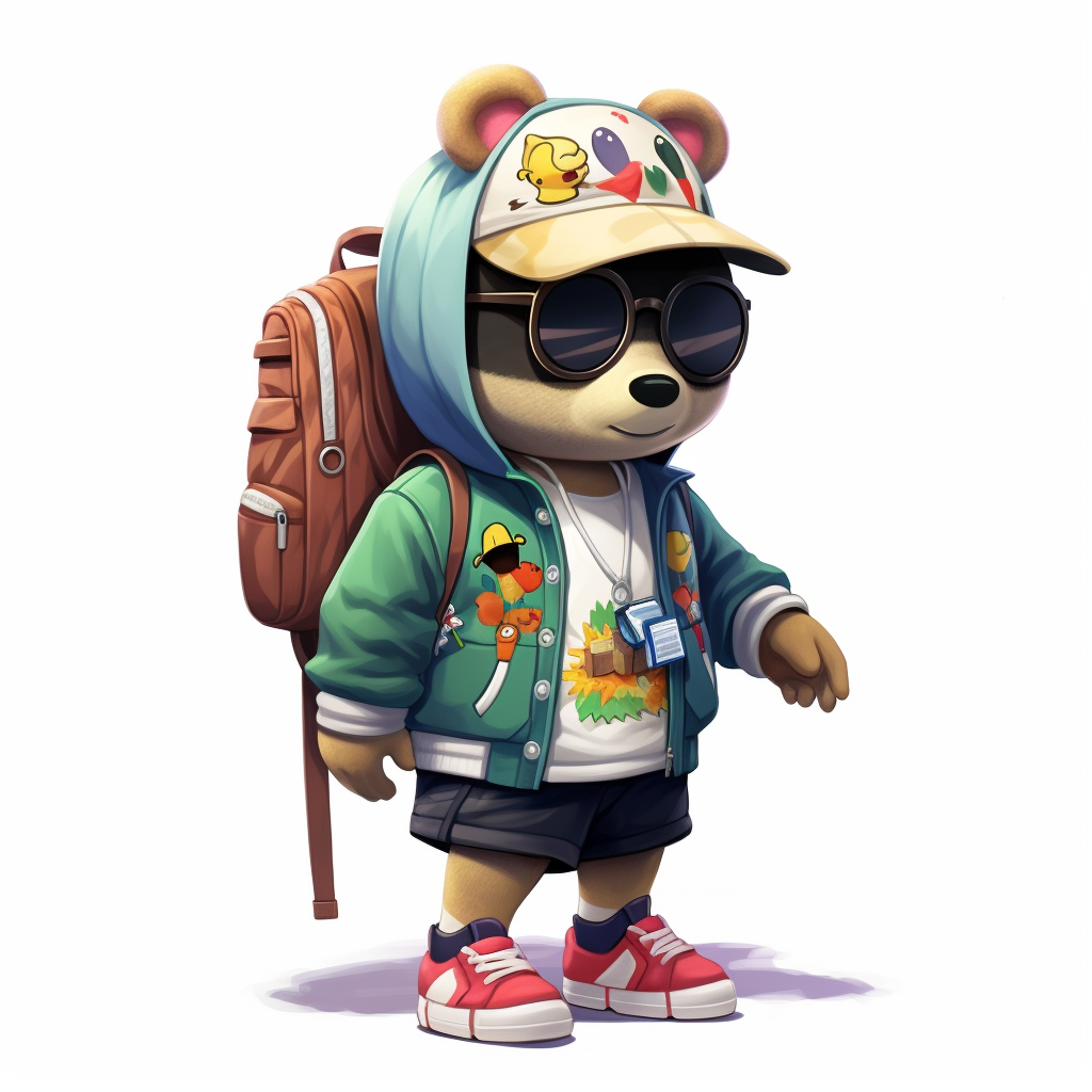 Animal Crossing streetwear outfit image