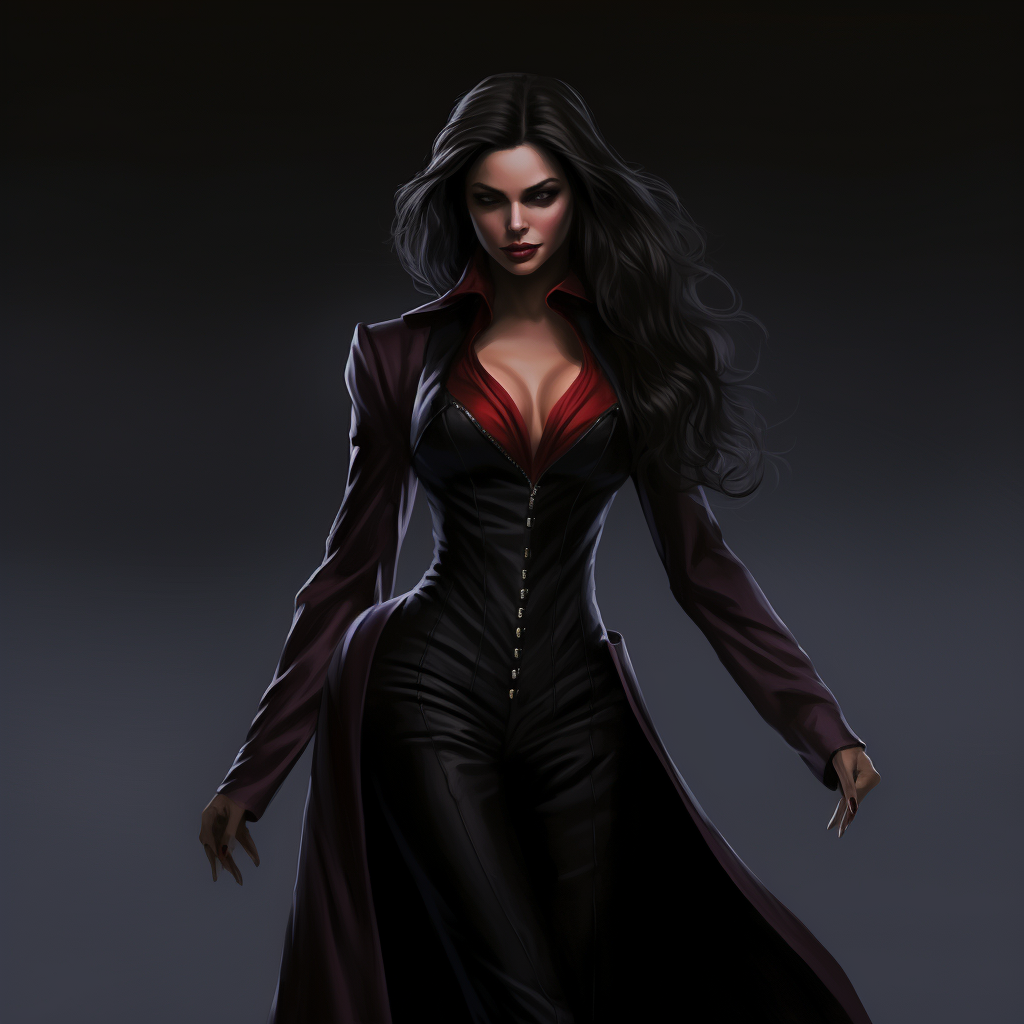 Heroic animated woman vampire from Marvel Comics