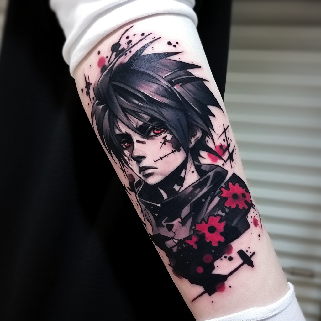 Anime male arm tattoo inspiration