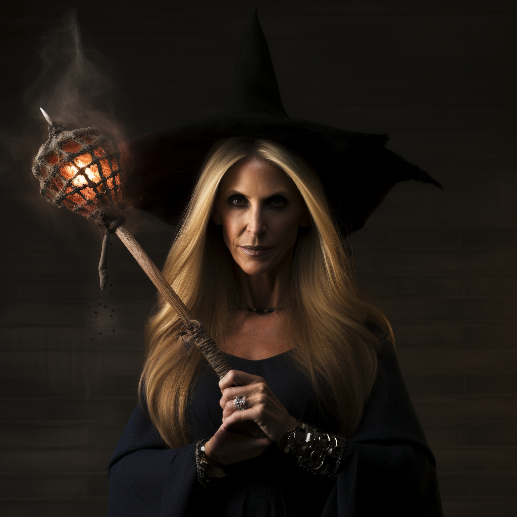 Ann Coulter as an Evil Witch