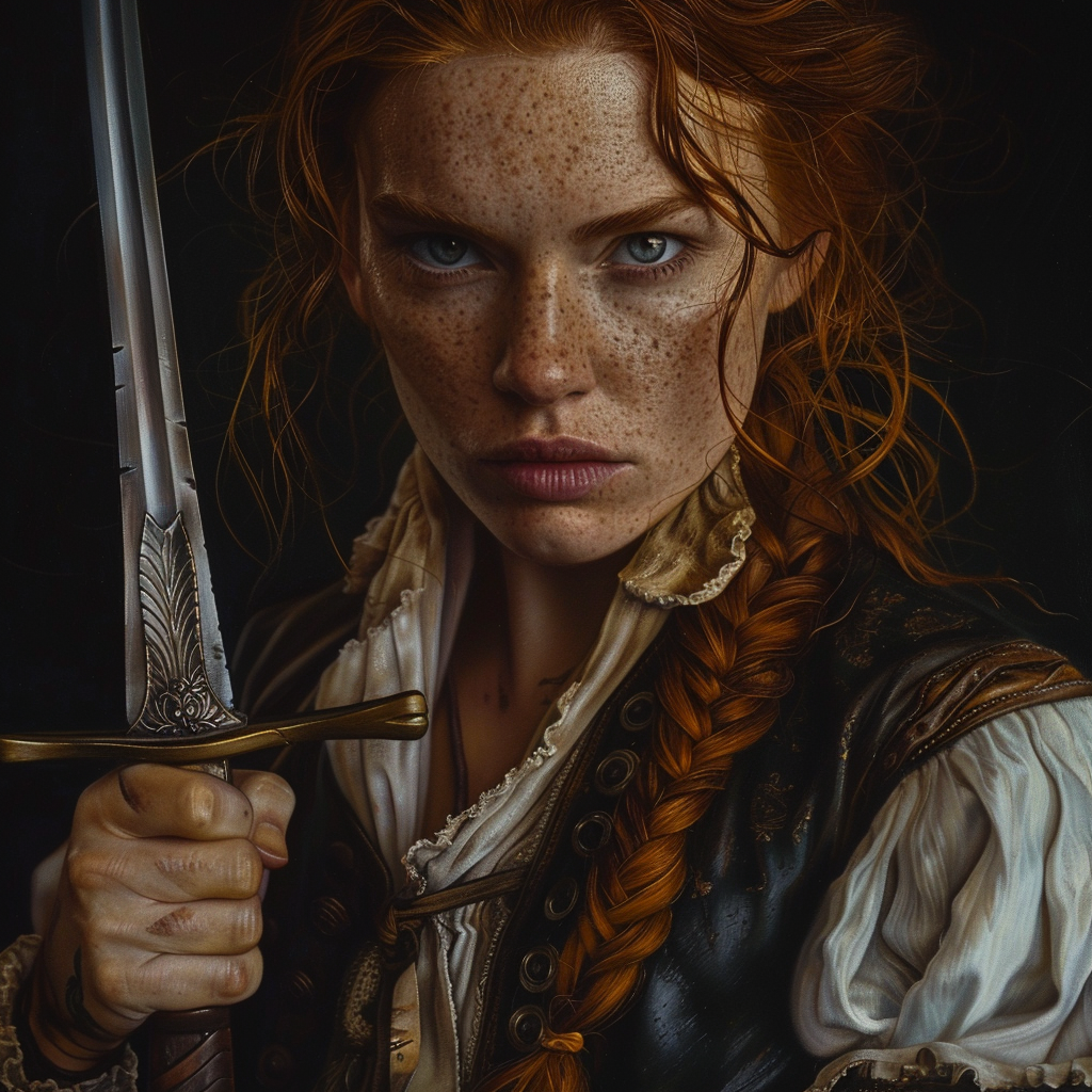 Anne Bonny with Sword