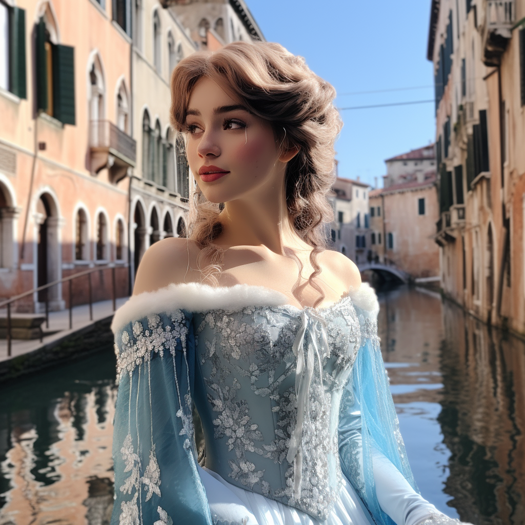 Anne, Disney Princess of Frozen in Italy