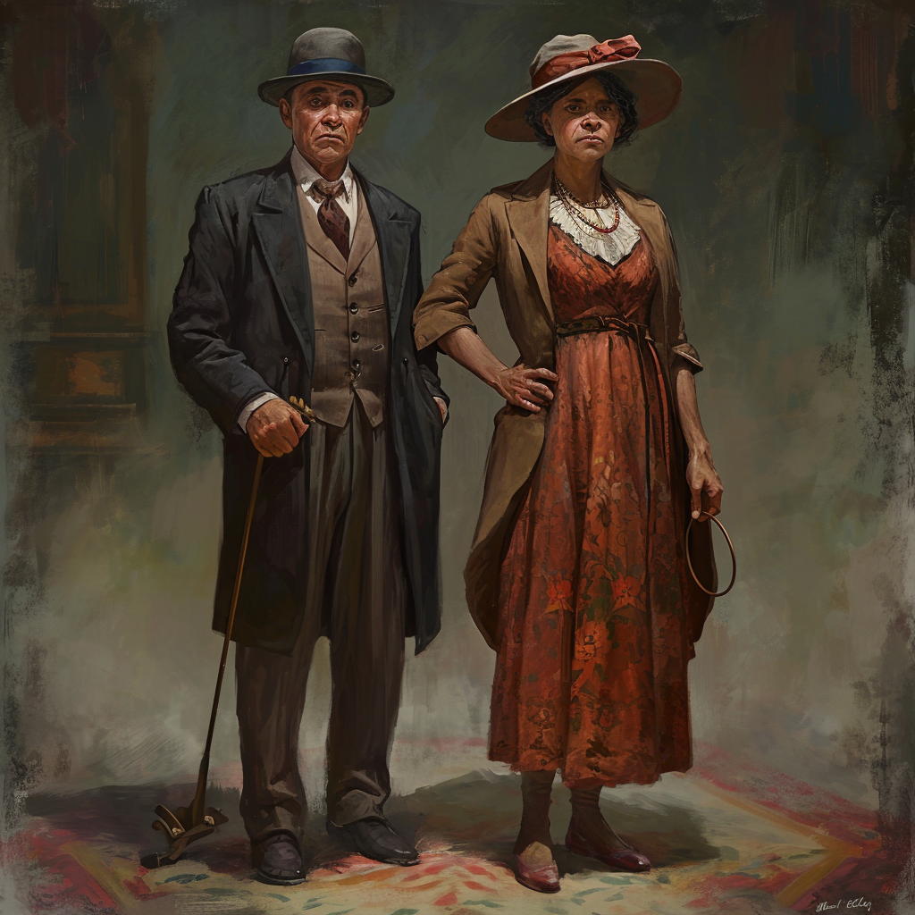 Two 1920s antique dealers playing Call of Cthulhu game