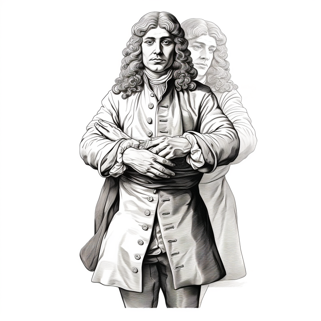 Antonie van Leeuwenhoek standing