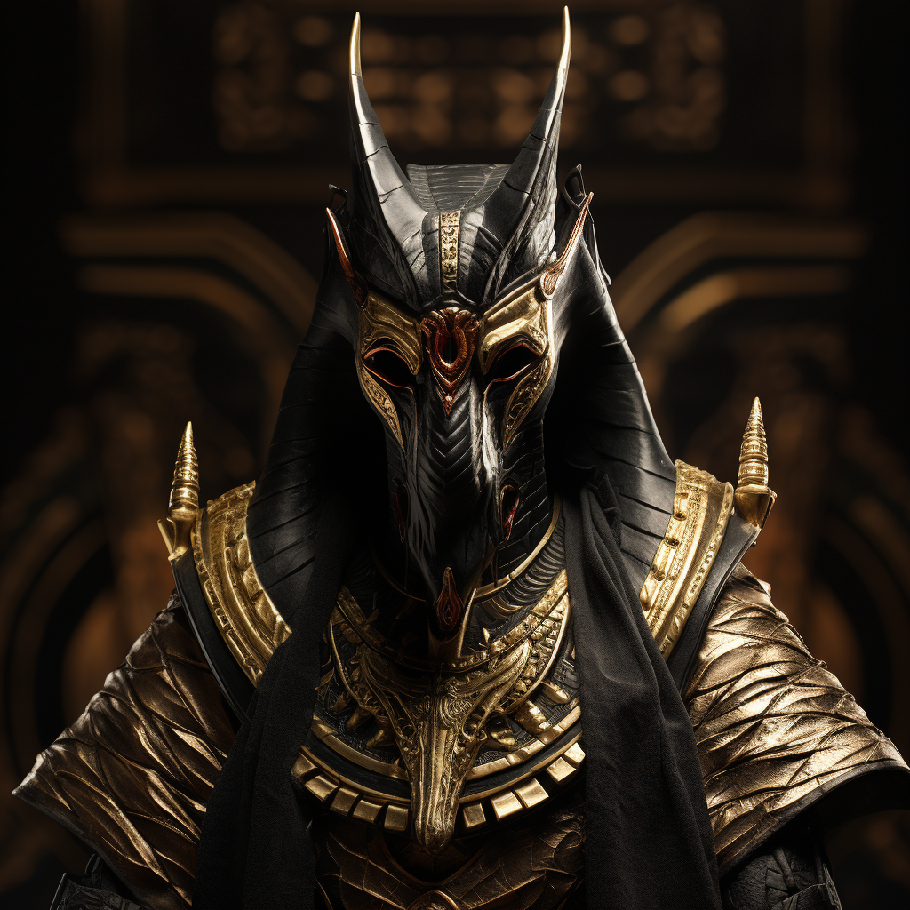 Anubis, the powerful god of the underworld