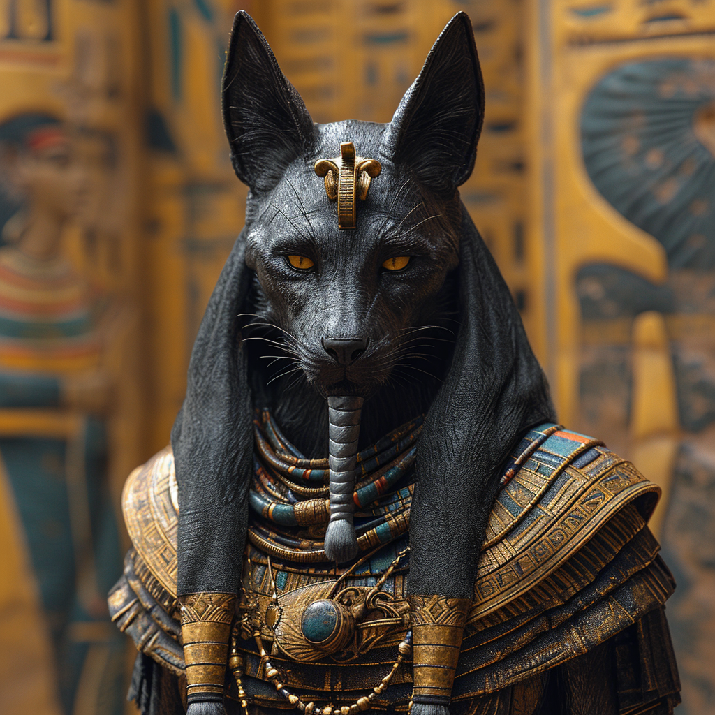 Anubis Egyptian God Cinematic Render