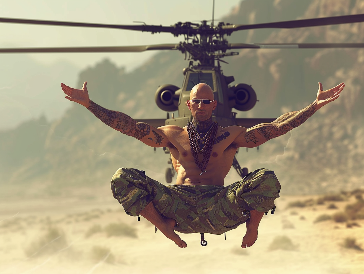 Apache Helicopter Fitness Montage