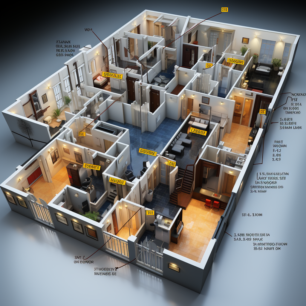 Apartment Building Floor Map Image