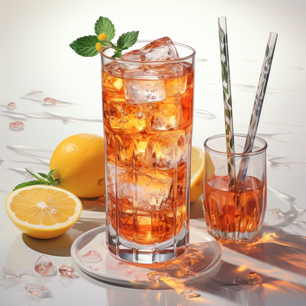 Aperol Syringe Cocktail on Ice