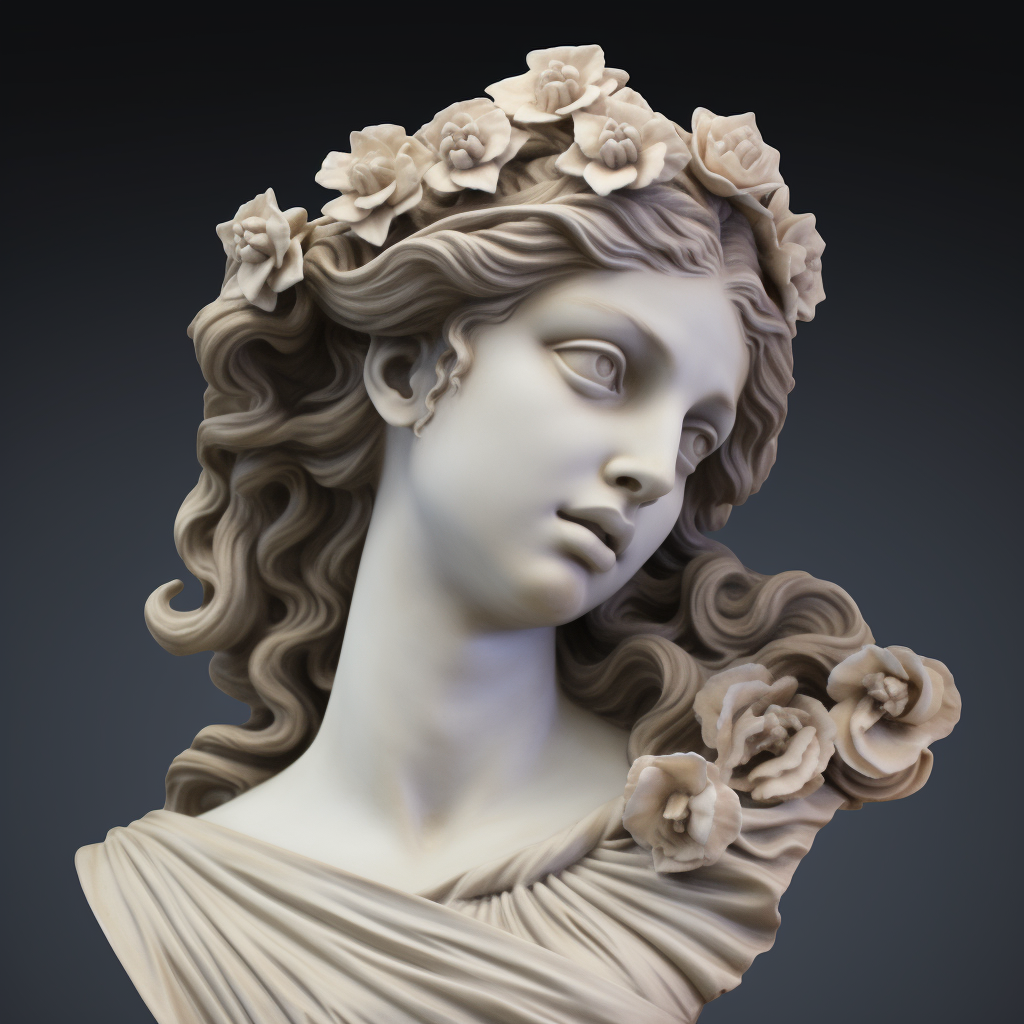 Greek statue of Aphrodite, symbolizing feminine beauty