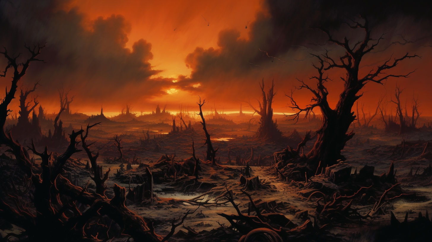 Stunning Apocalyptic Australian Landscape Artwork