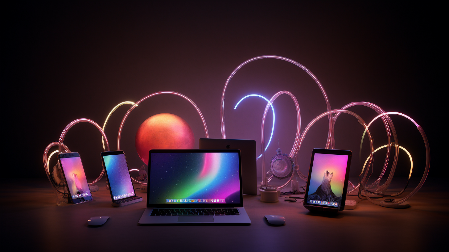 Apple Devices with Light Arches