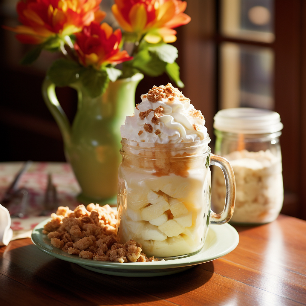 Thick and Creamy Apple Pie Shake