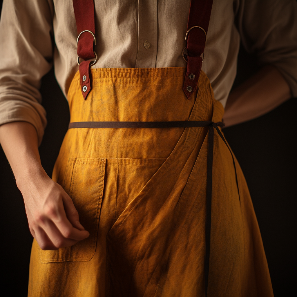 Apron Straps Close Up