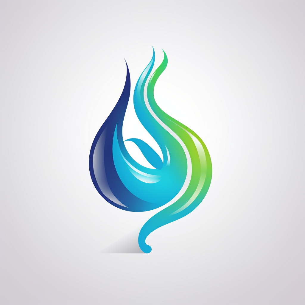 Logo design for aqua blasting vapour blasting