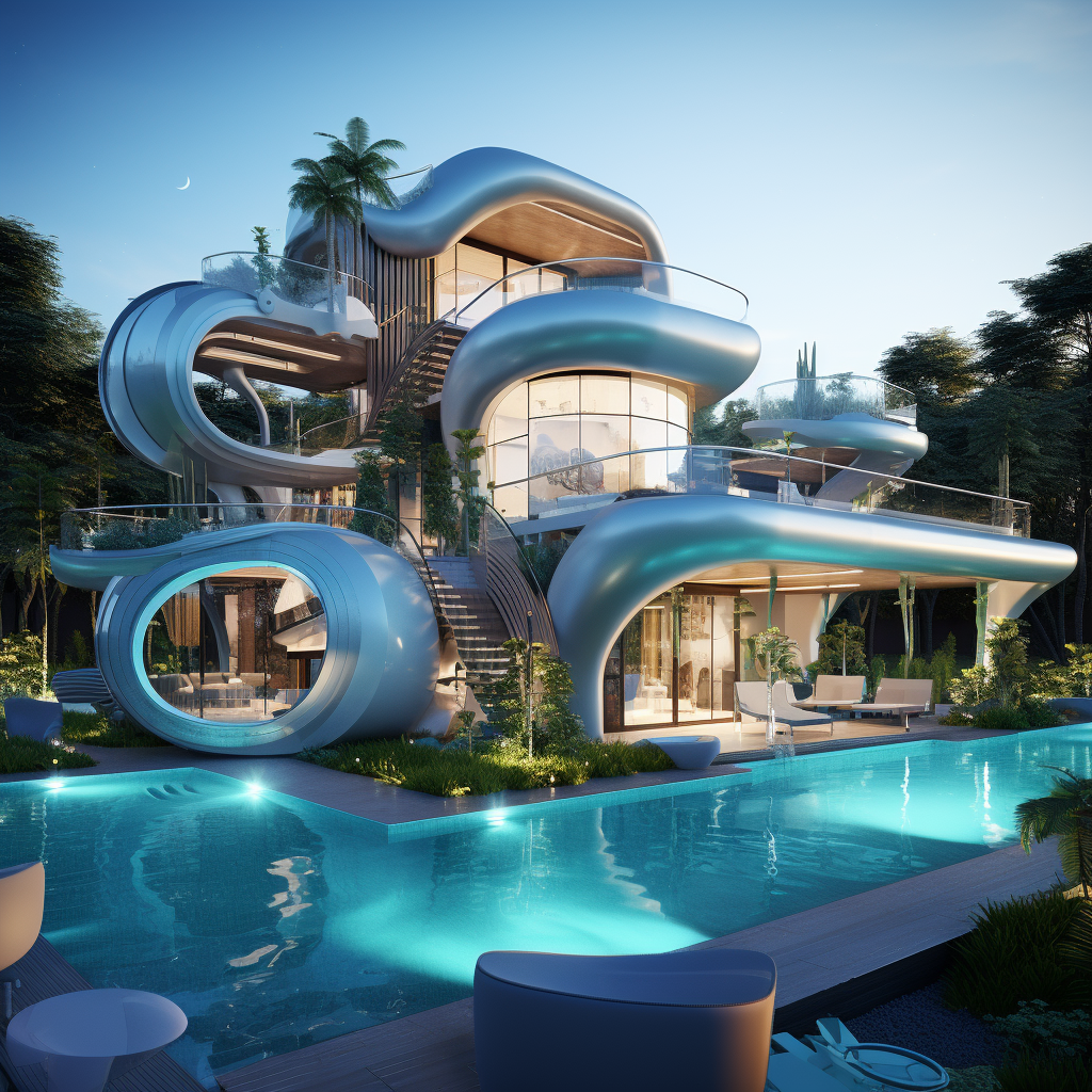 Stunning Aqua Park Modern House with Pool