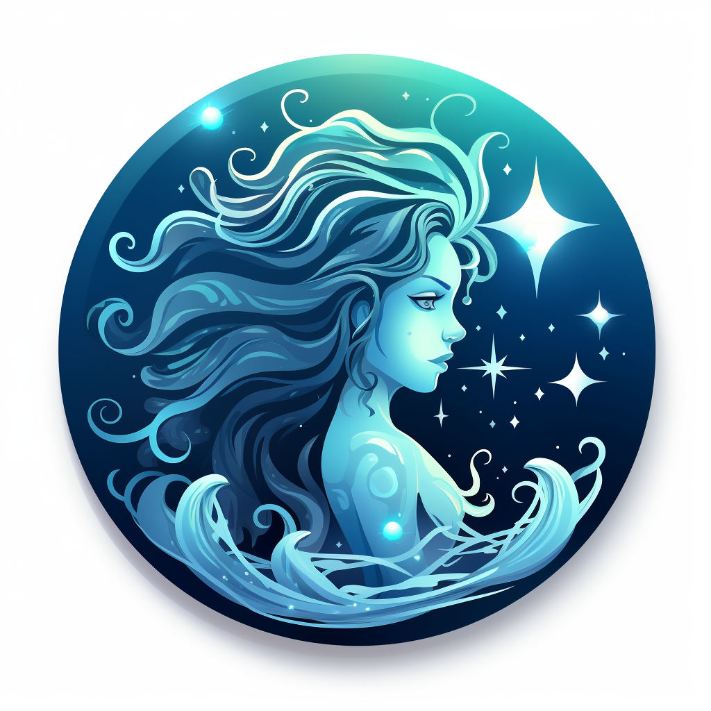 Aquarius Horoscope Symbol Icon