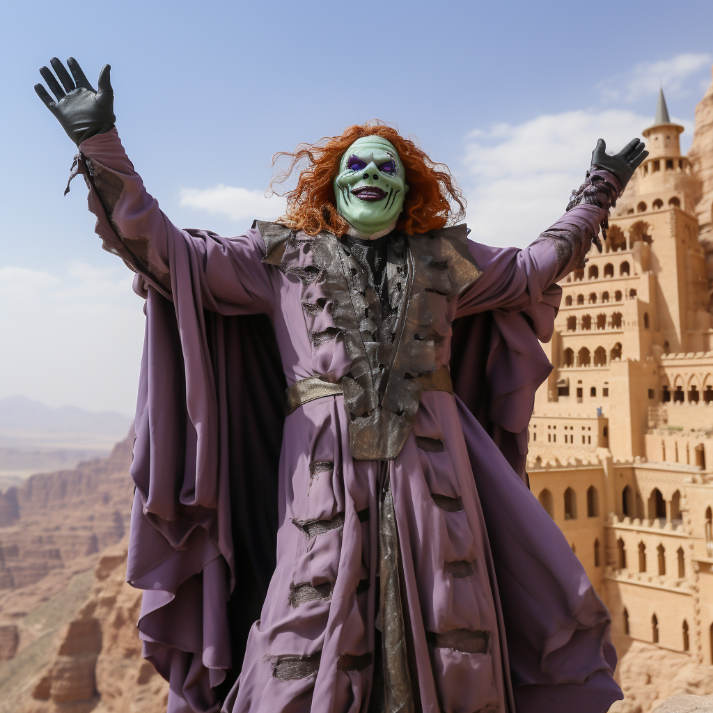 Joker Man at Arab Castle