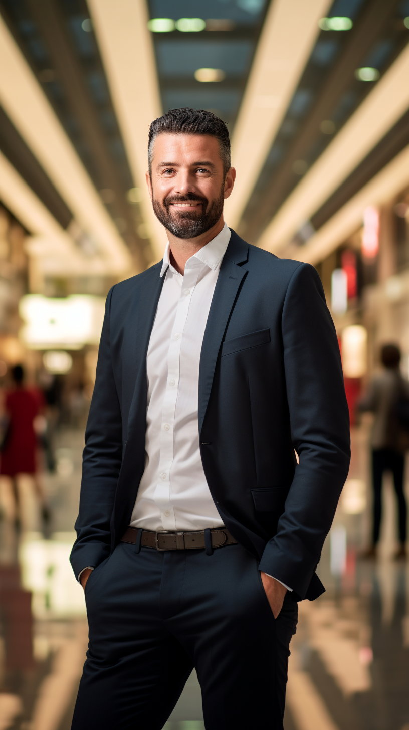 Portrait of Arabic-Australian Retail CEO