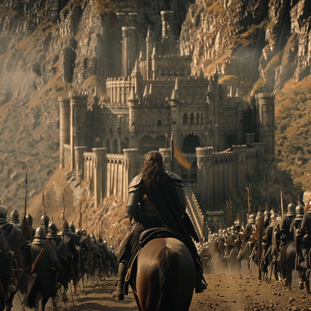 Aragorn arrives at Helm's Deep