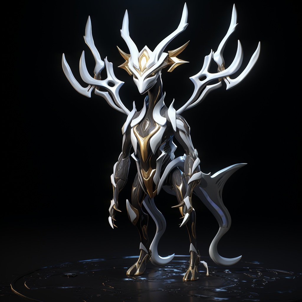 Powerful Arceus in Video Game Style