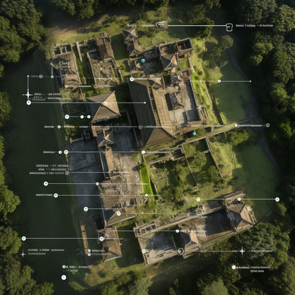 Drone-based image of Chun Castle discoveries