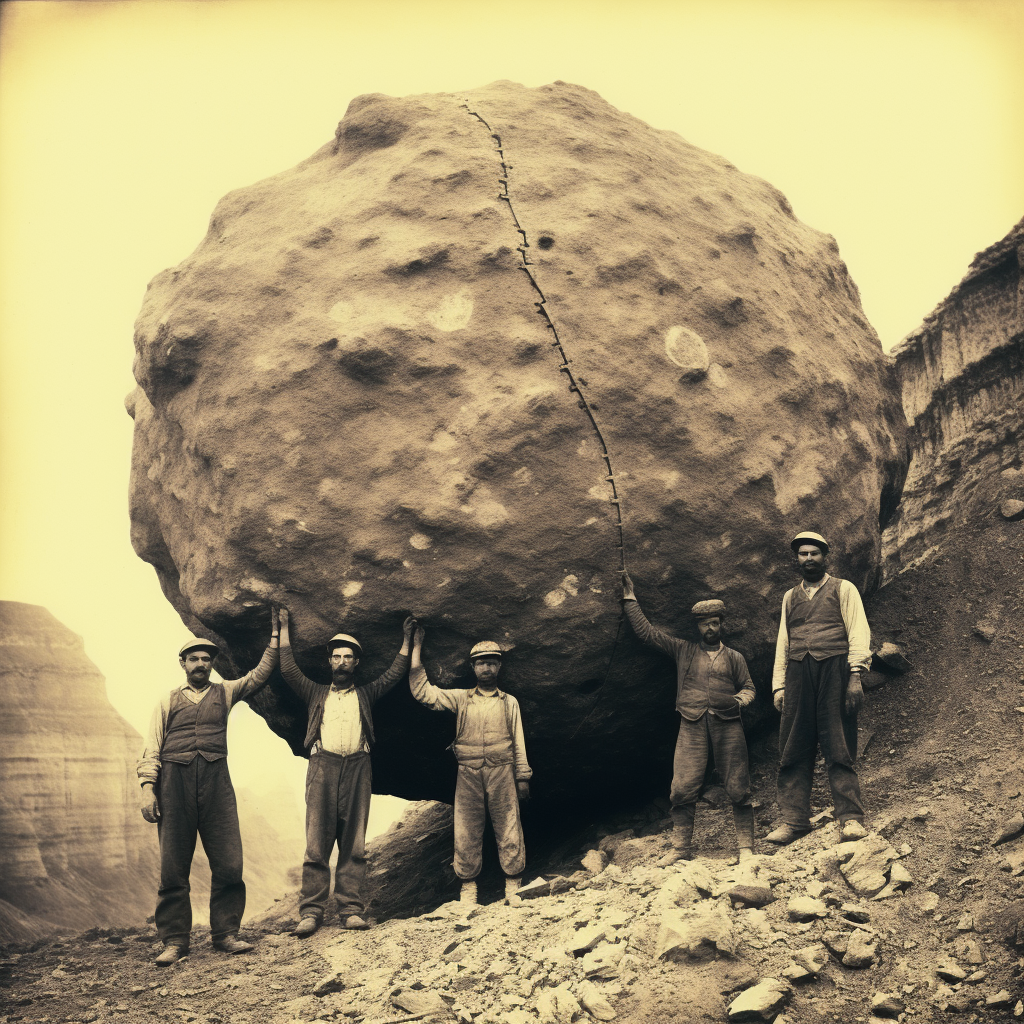 Gigantic stone ball discovered by archaeologist