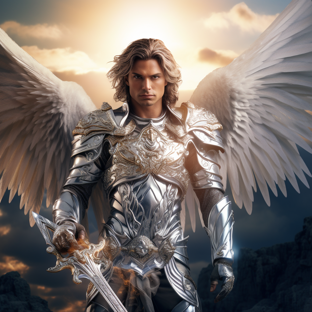 Warrior Archangel Gaberiel with sword