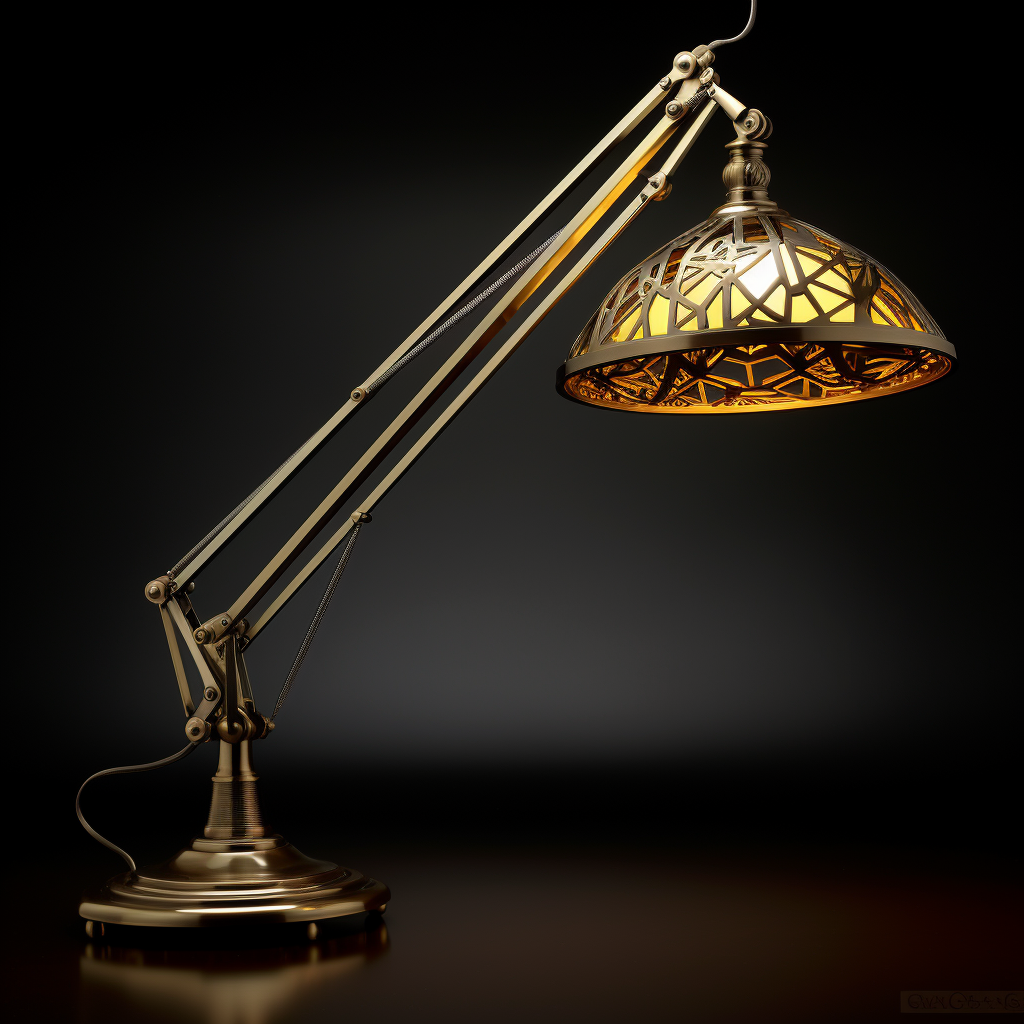 Stylish architect's lamp in Lunacy 6006