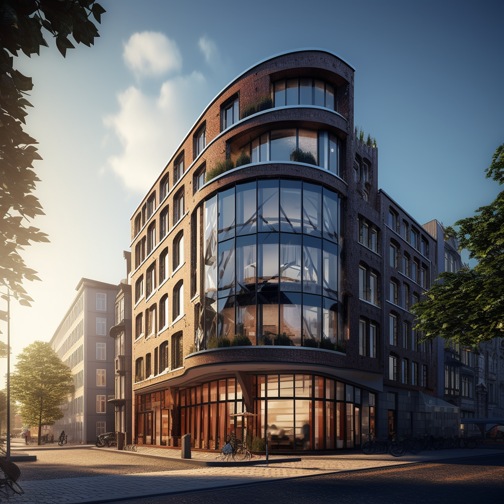 Architecture Mir Rendering Kallmorgenhaus Hamburg