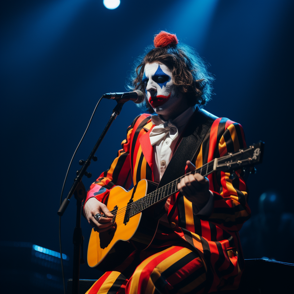 Sad clown singer from Arctic Monkeys band