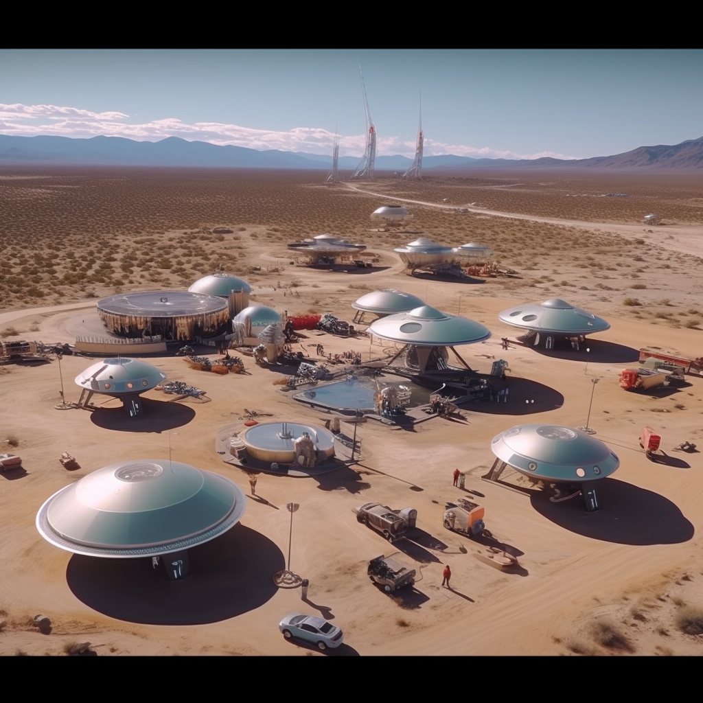 Time-lapse of Area 51 landscapes