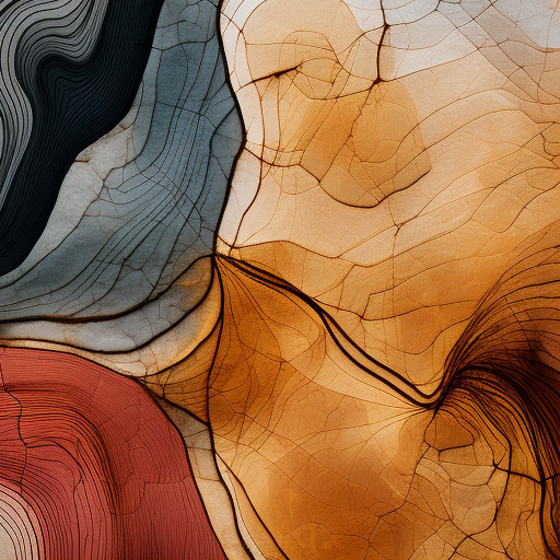 Topography Lines with Abstract Style