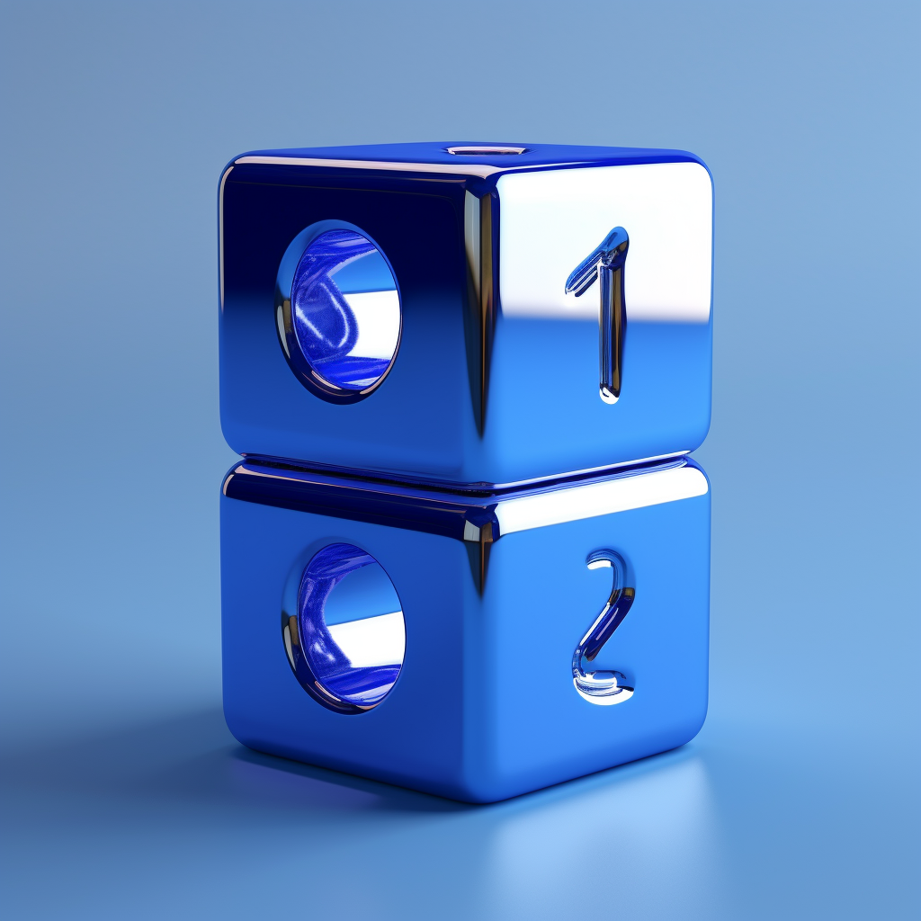 3D Arithmetic Cube Illustration