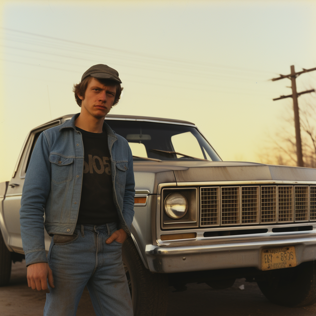 Man in Arkansas with Ford Pickup