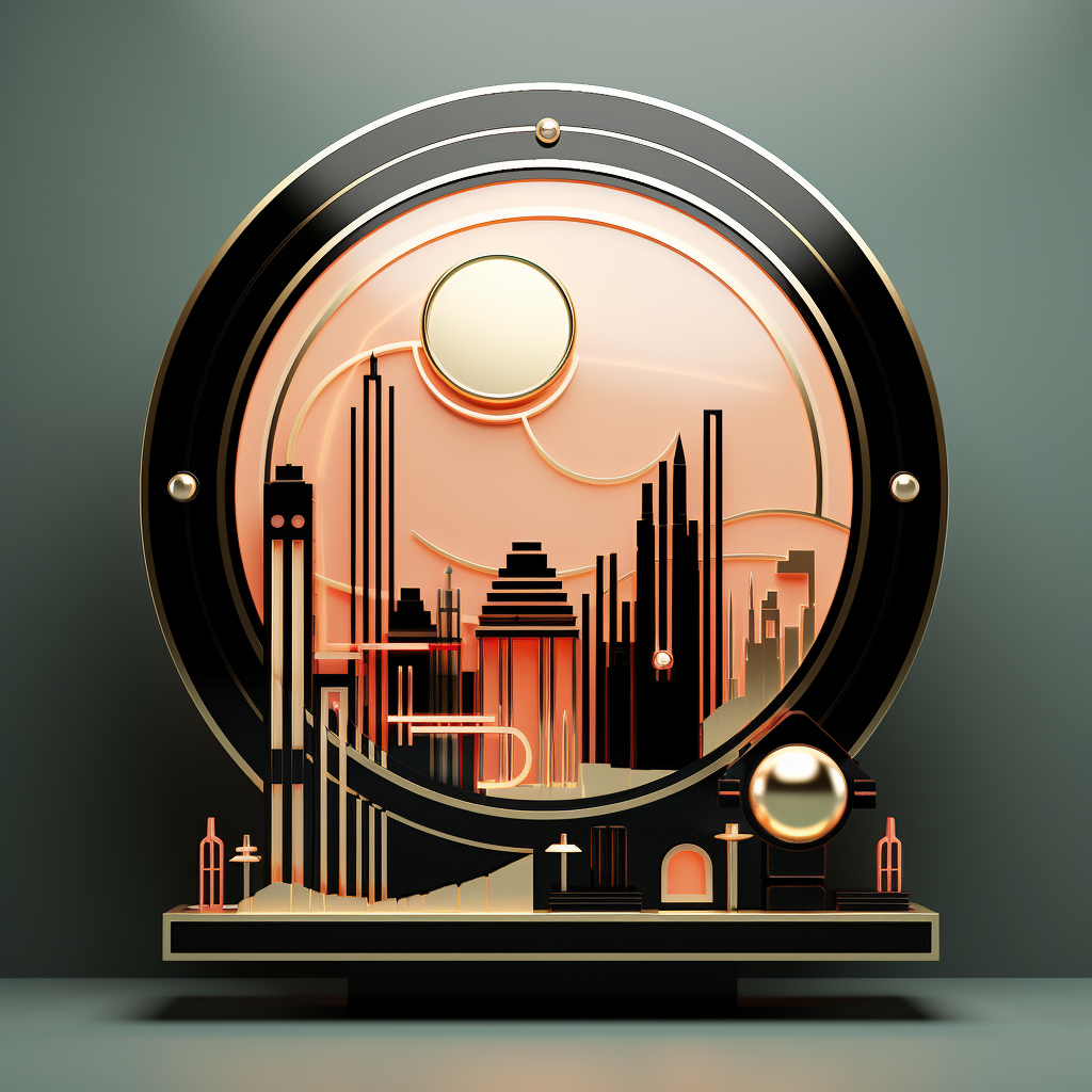 Art Deco Magic Mirror Design