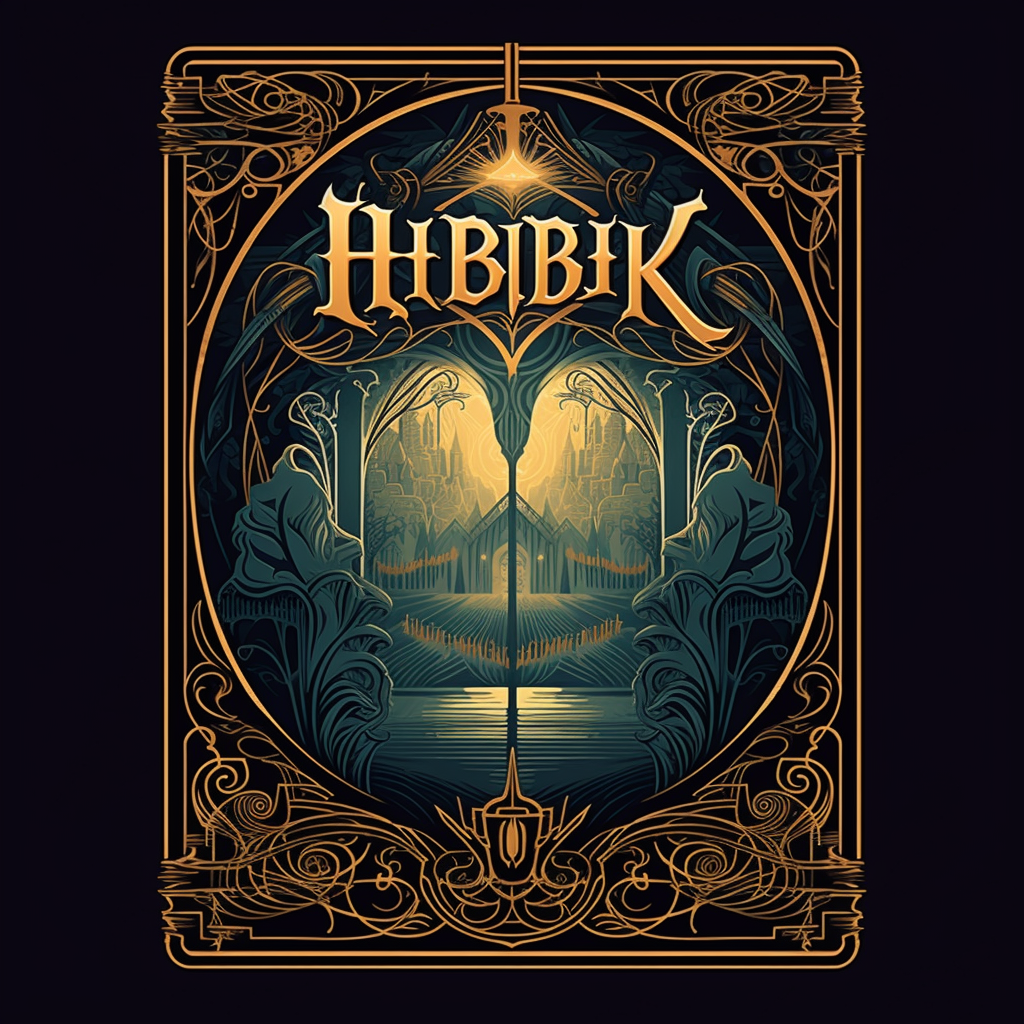 Art Deco inspired Hobbit concert poster