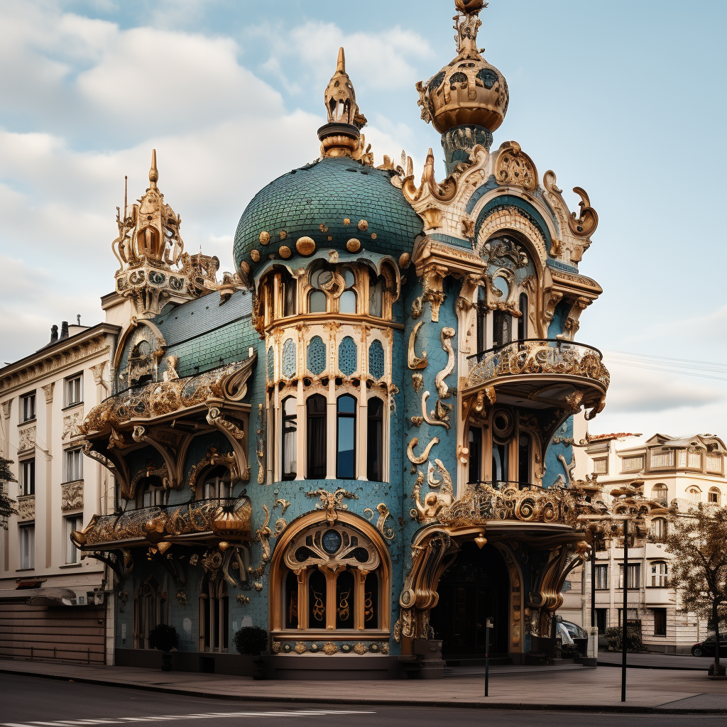 Stunning Art Nouveau Palace Interior