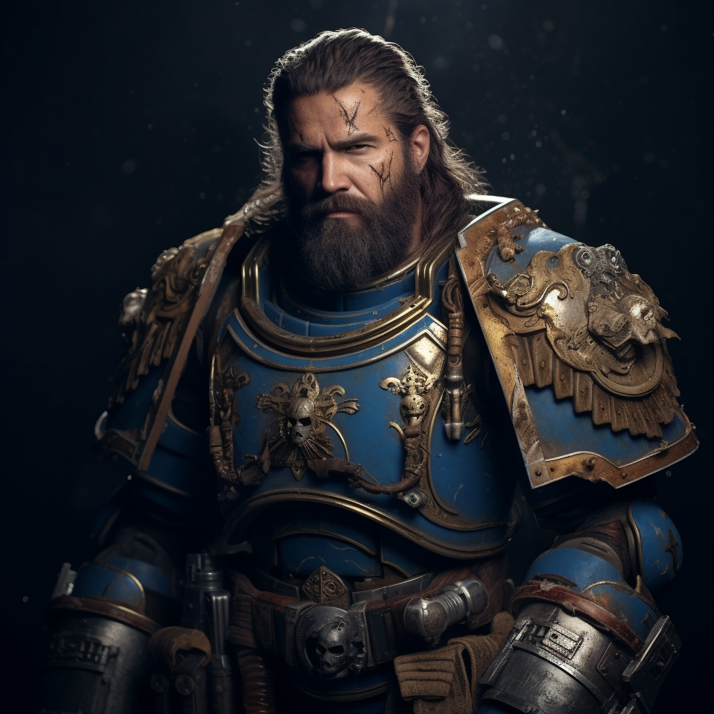 Arthur Morgan Space Marine Warhammer