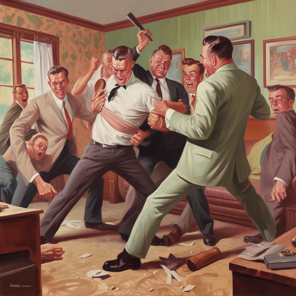 Arthur Sarnoff Enemies Style Art